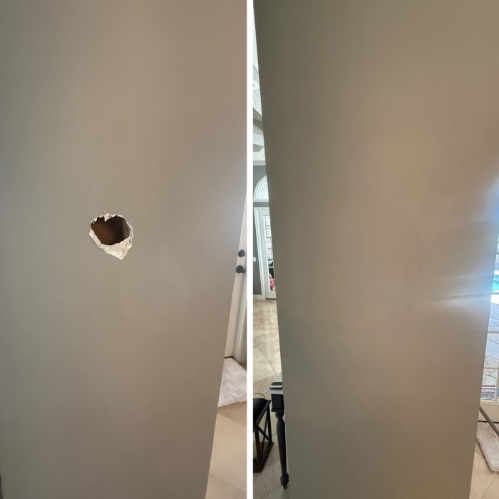 wall sealer before after